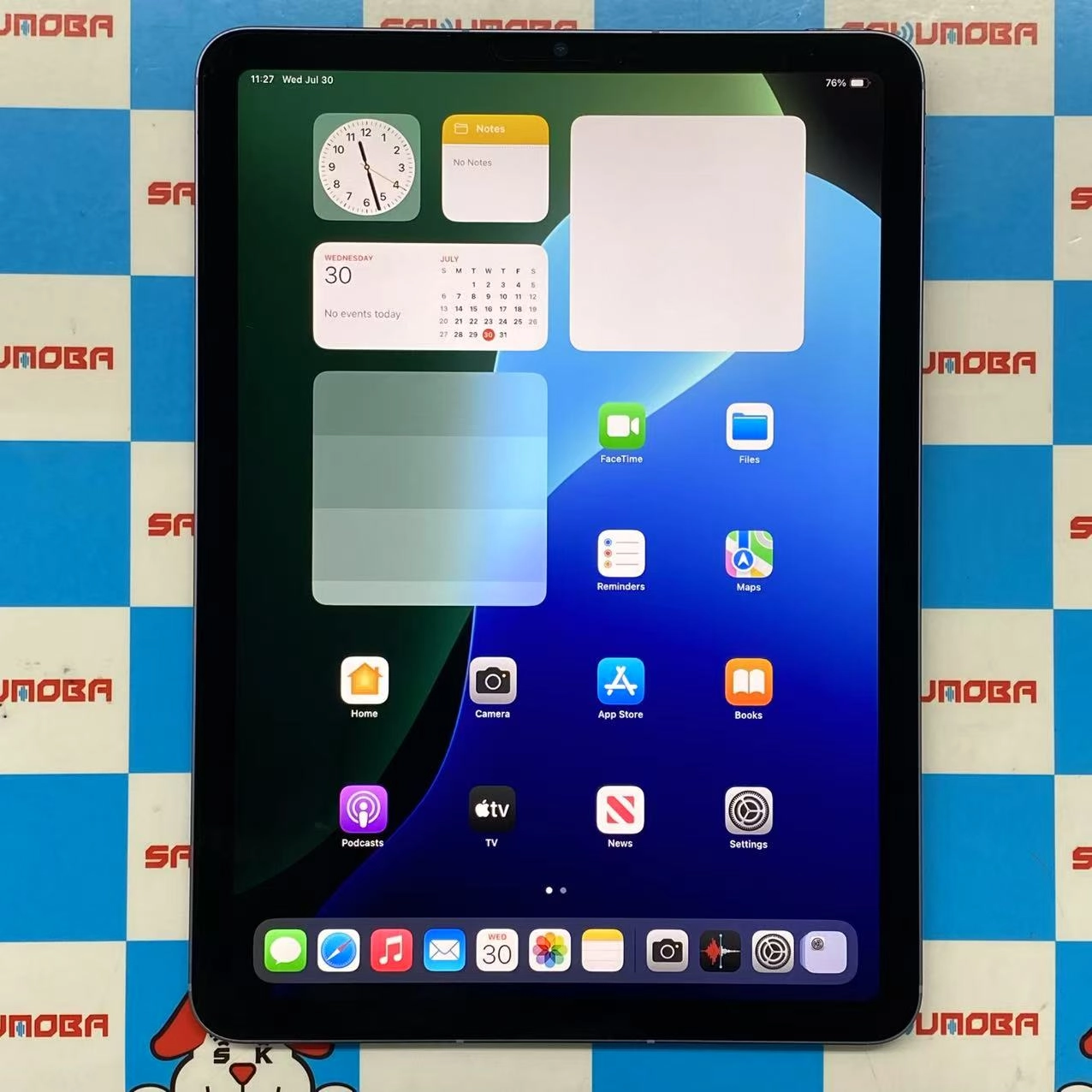 iPad Air 第5世代 Wi-Fi+Cellularモデル 256GB パープル MMED3J/A docomo版SIMフリー 極美品