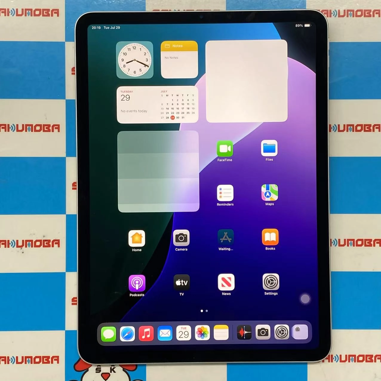 iPad Pro 11インチ 第2世代 Wi-Fiモデル 128GB シルバー MY252J/A