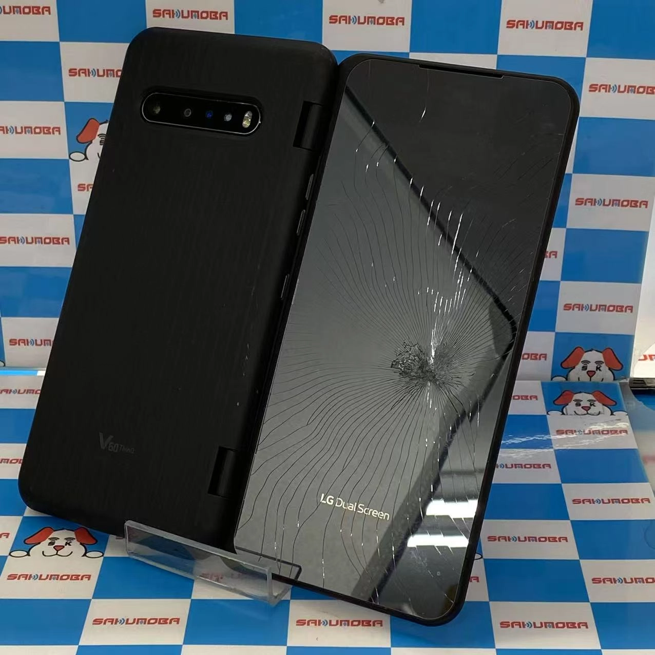 LG V60 ThinQ 5G 128GB ザ ブラック L-51A docomo版SIMフリー ジャンク品