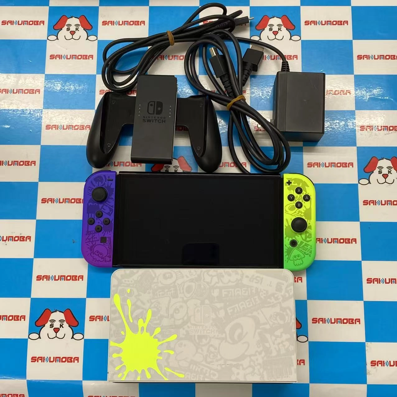 Nintendo Switch(有機ELモデル) スプラトゥーン3エディション 32GB ブラック HEG-S-KCAAA(JPN) 美品