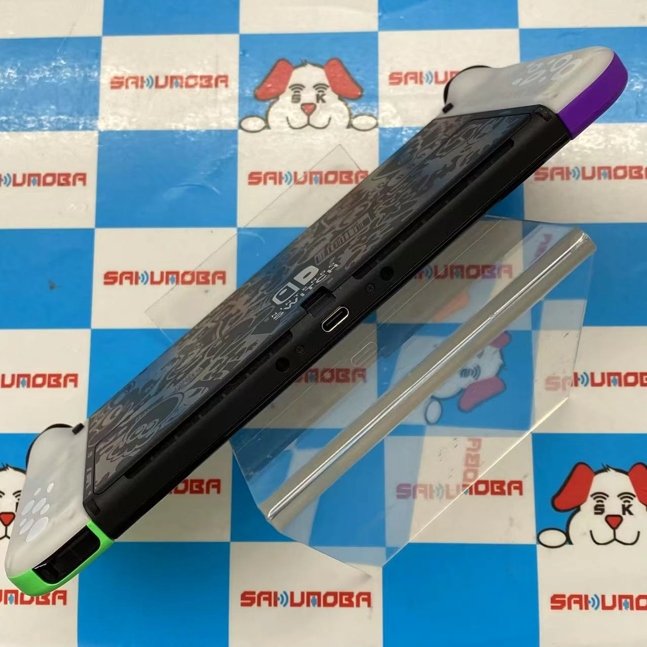 Nintendo Switch(有機ELモデル) スプラトゥーン3エディション 32GB ブラック HEG-S-KCAAA(JPN) 美品