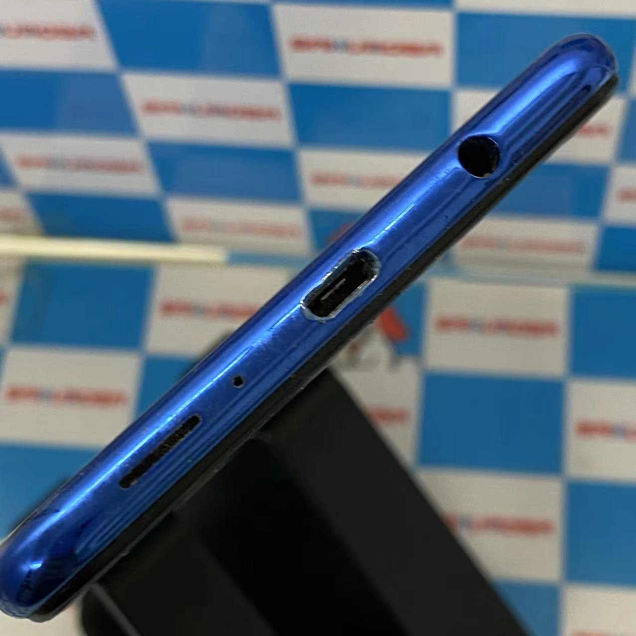 Galaxy A7 64GB ブルー SM-A750C SIMフリー ジャンク品