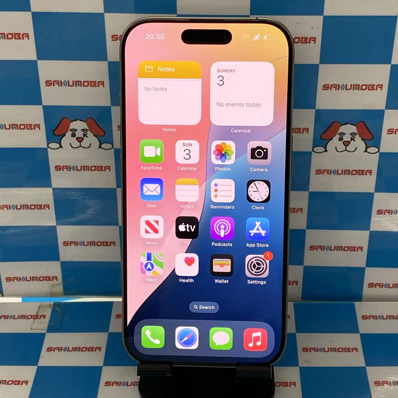 iPhone16 Pro 128GB ナチュラルチタニウム MYMY3J/A AU版SIMフリー 新品同様 充電19回 au