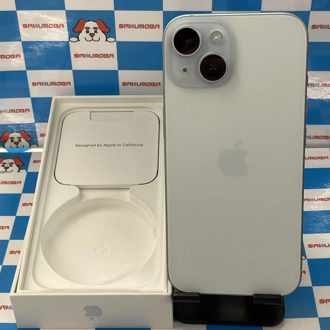 iPhone15 128GB ブルー MTML3J/A SoftBank版SIMフリー 新品同様 充電21回