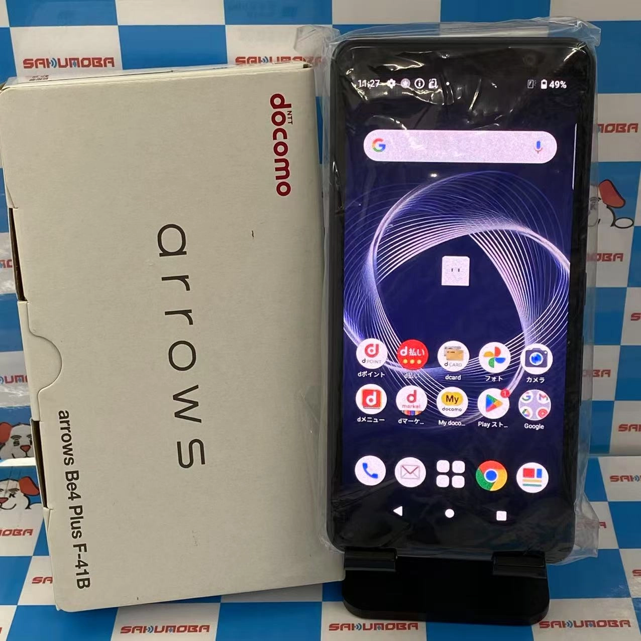 arrows Be4 Plus 64GB ブラック F-41B docomo版SIMフリー 開封未使用品