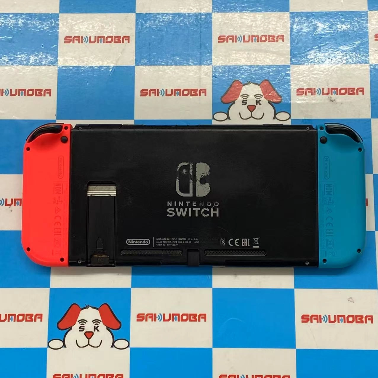 Nintendo Switch 本体 Joy-Con(L) ネオンブルー/(R) ネオンレッド 2017年モデル 32GB HAC-S-KABAA ジャンク品 ネオンブルー・ネオンレッド