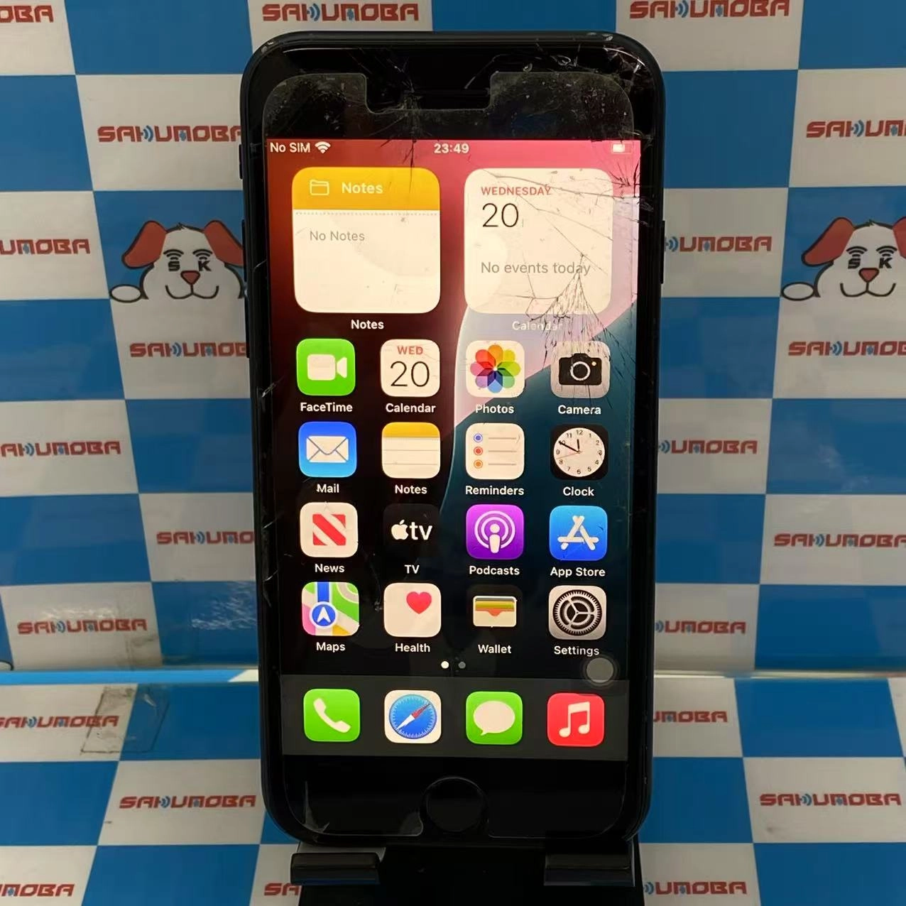 iPhoneSE 第3世代 256GB ミッドナイト MMYJ3J/A SIMフリー ジャンク品