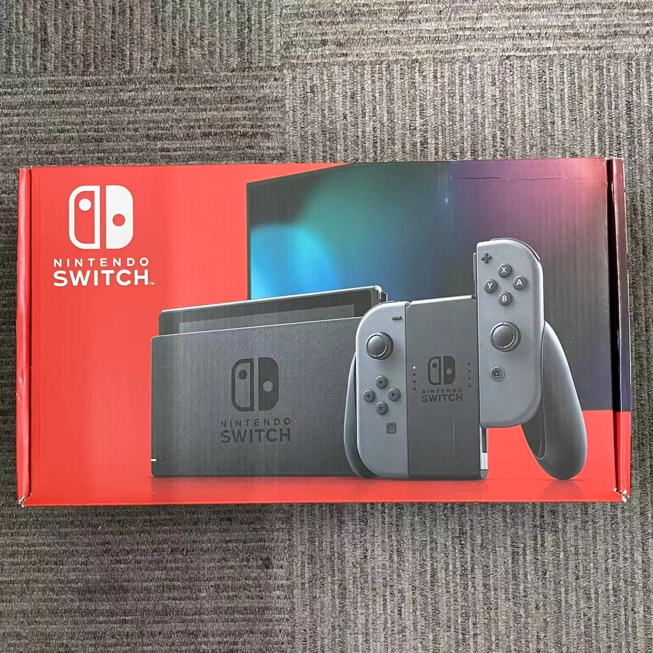 Nintendo Switch 本体 Joy-Con(L)/(R) 2019年モデル 32GB グレー HAD-S-KAAA A美品
