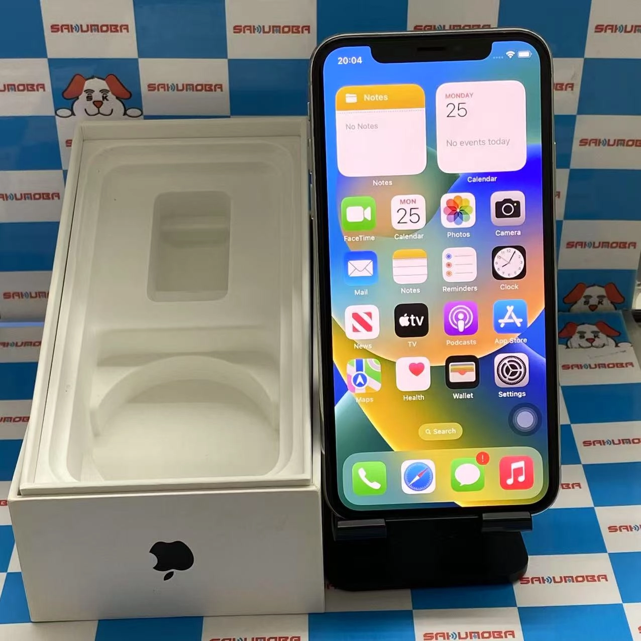 iPhoneX 64GB シルバー MQAY2J/A SIMロック解除済 docomo