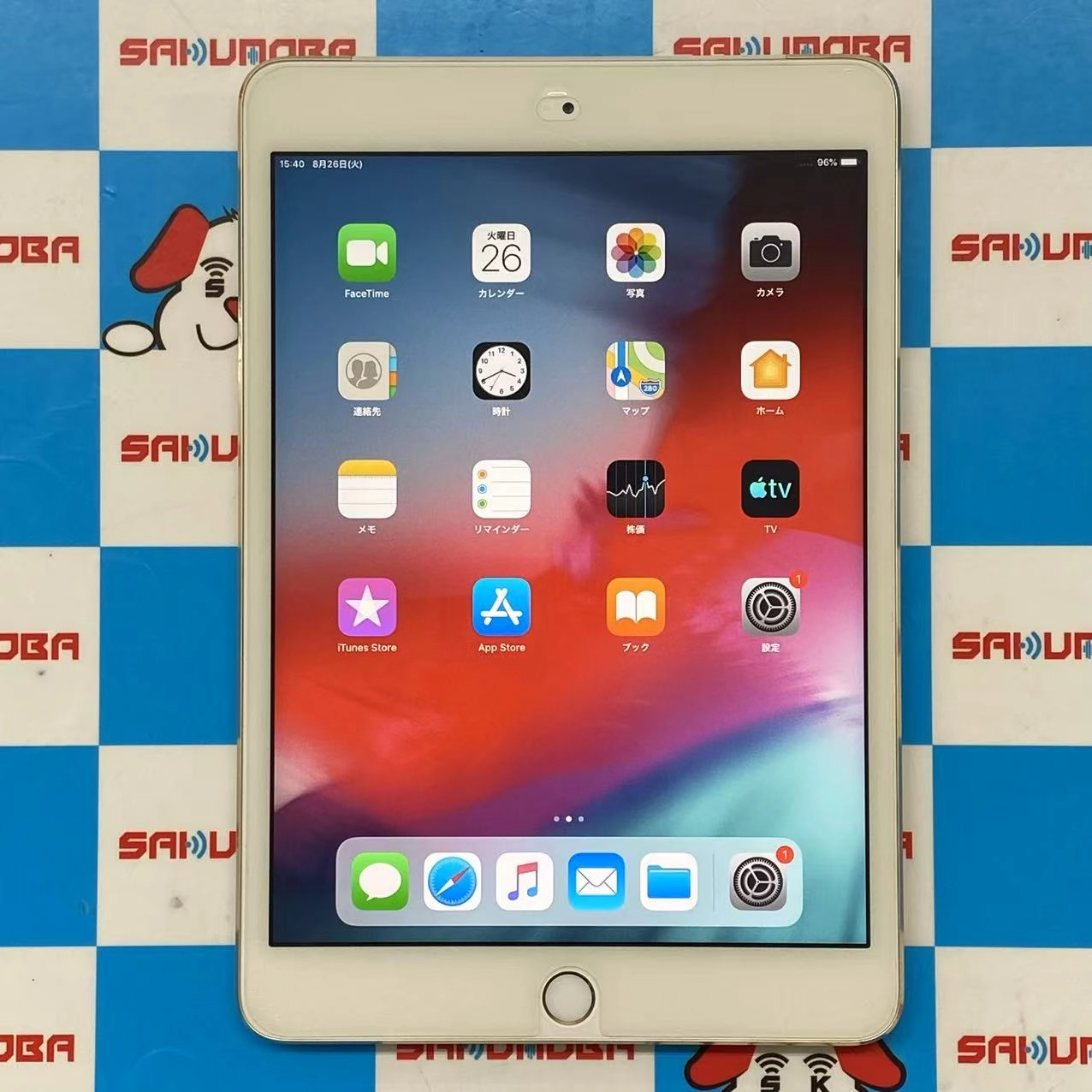 iPad mini 第3世代 Wi-Fi+Cellular 64GB ゴールド MGYN2J/A au版