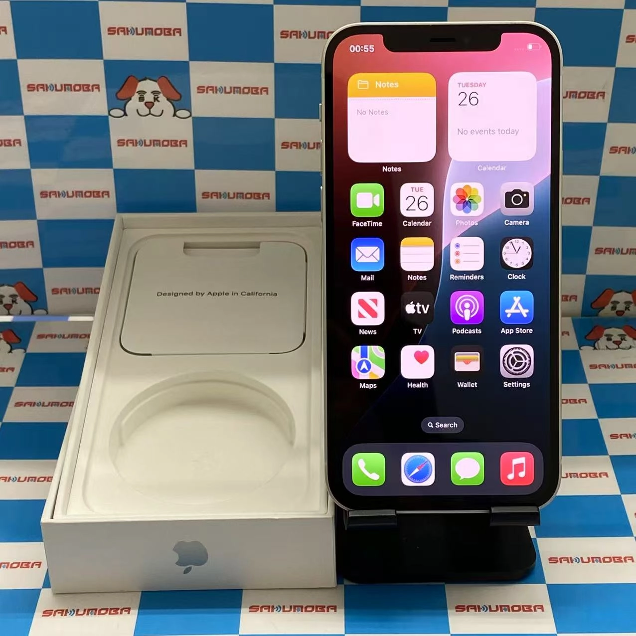 iPhone12 256GB ホワイト MGJ13J/A SoftBank版SIMフリー 極美品