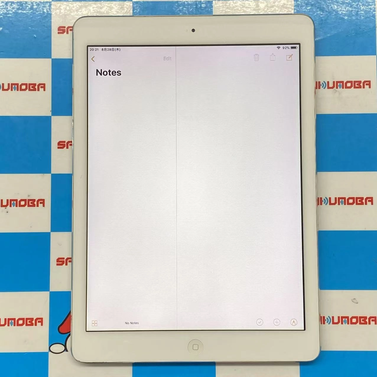 iPad Air 第1世代 Wi-Fiモデル 128GB シルバ- ME906J/A ジャンク品