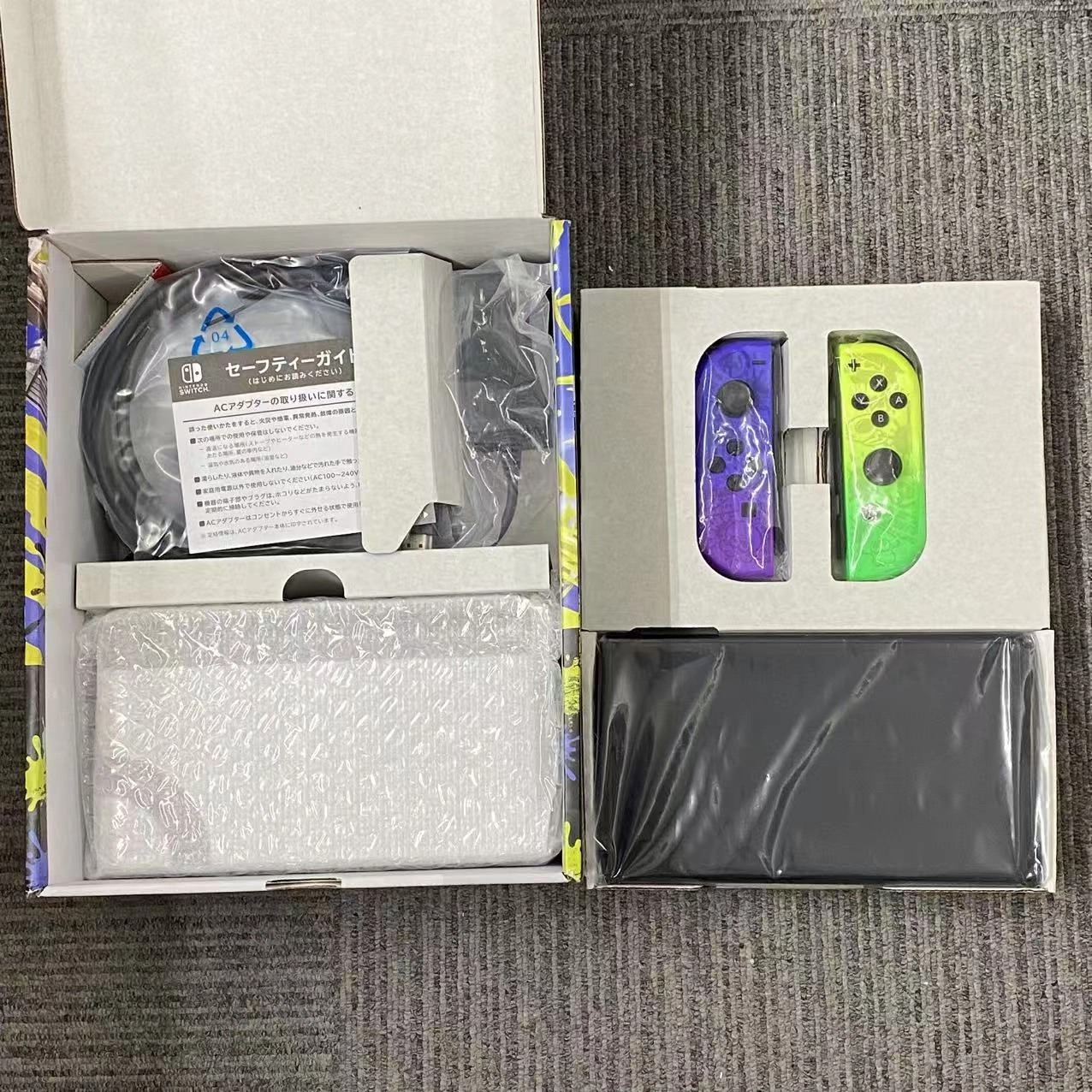 Nintendo Switch(有機ELモデル) スプラトゥーン3エディション 32GB ブラック HEG-S-KCAAA(JPN) 新品同様