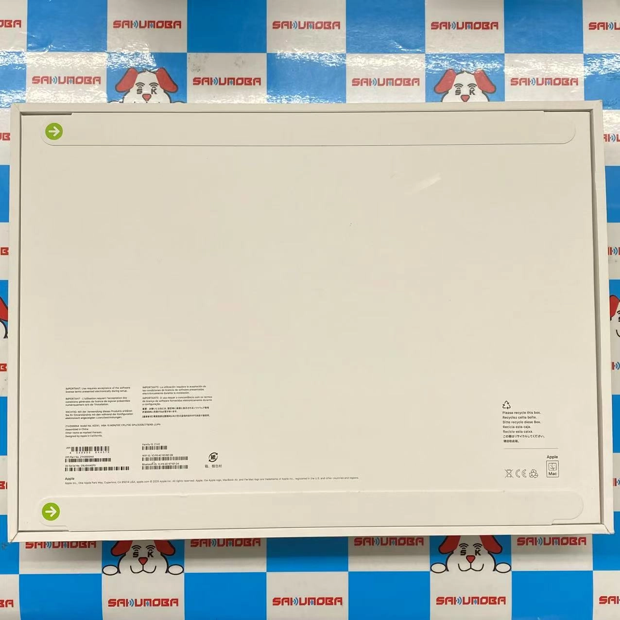 MacBook Air 15インチ Early2025 Apple M4 32GB/2TB ミッドナイト Z1H2000N4 未開封未使用品