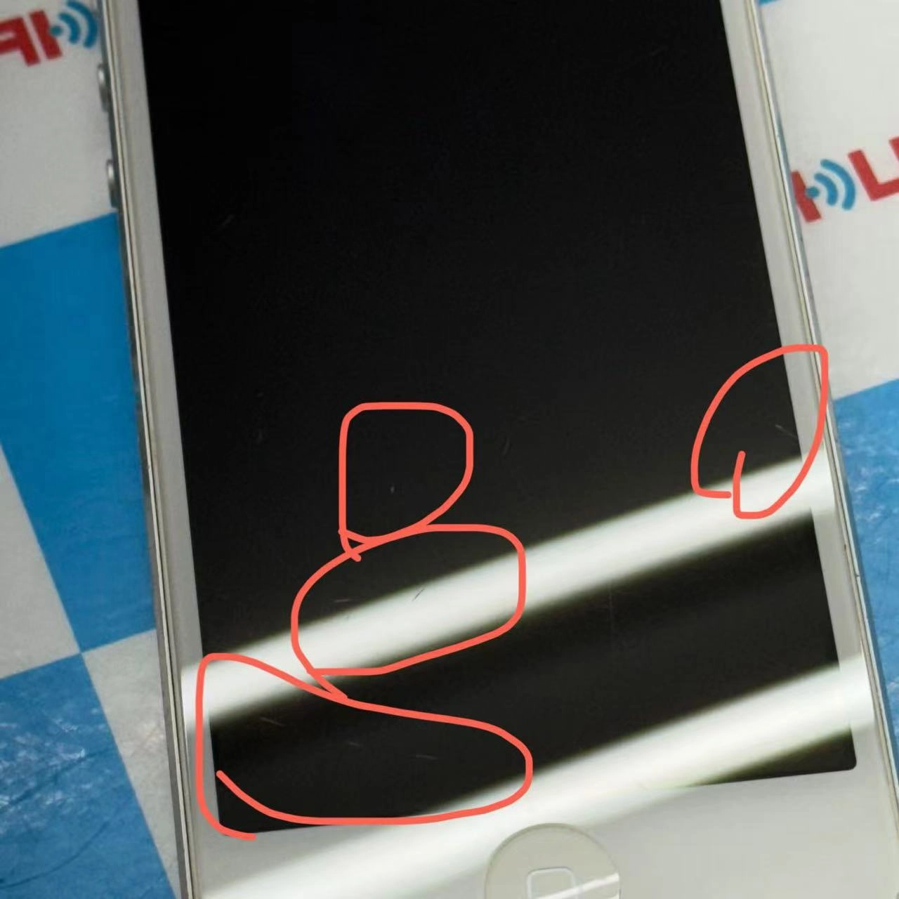 iPhone5 16GB シルバー MD298J/A Softbank ジャンク品 SoftBank