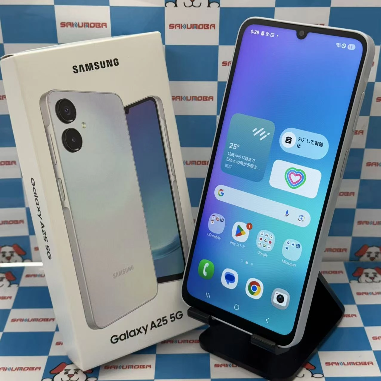 Galaxy A25 5G 4GB/64GB ライトブルー SCG33 AU版SIMフリー 美品 au