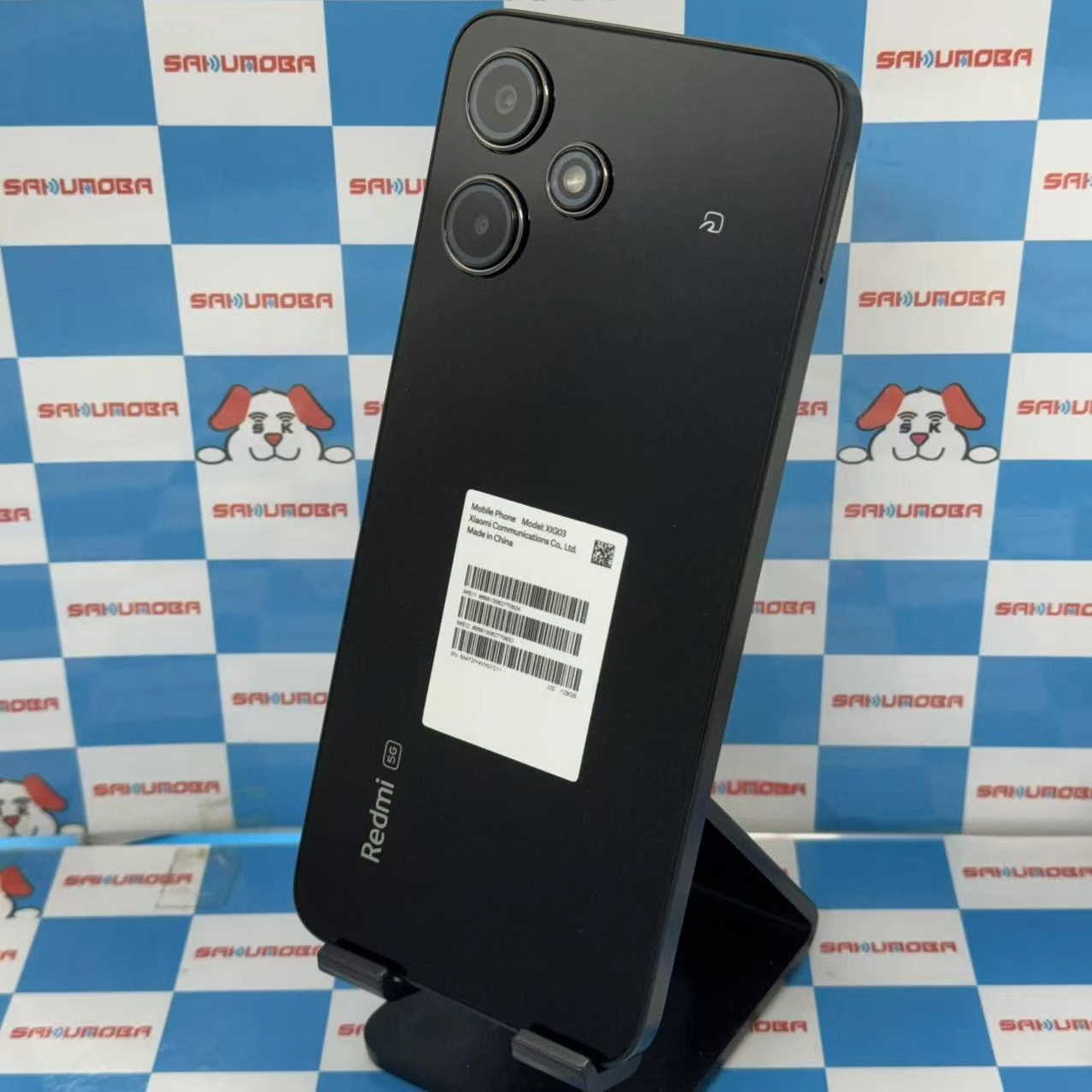 Xiaomi Redmi 12 5G 4GB/128GB ミッドナイトブラック XIG03 SIMロック解除済 UQmobile 極美品