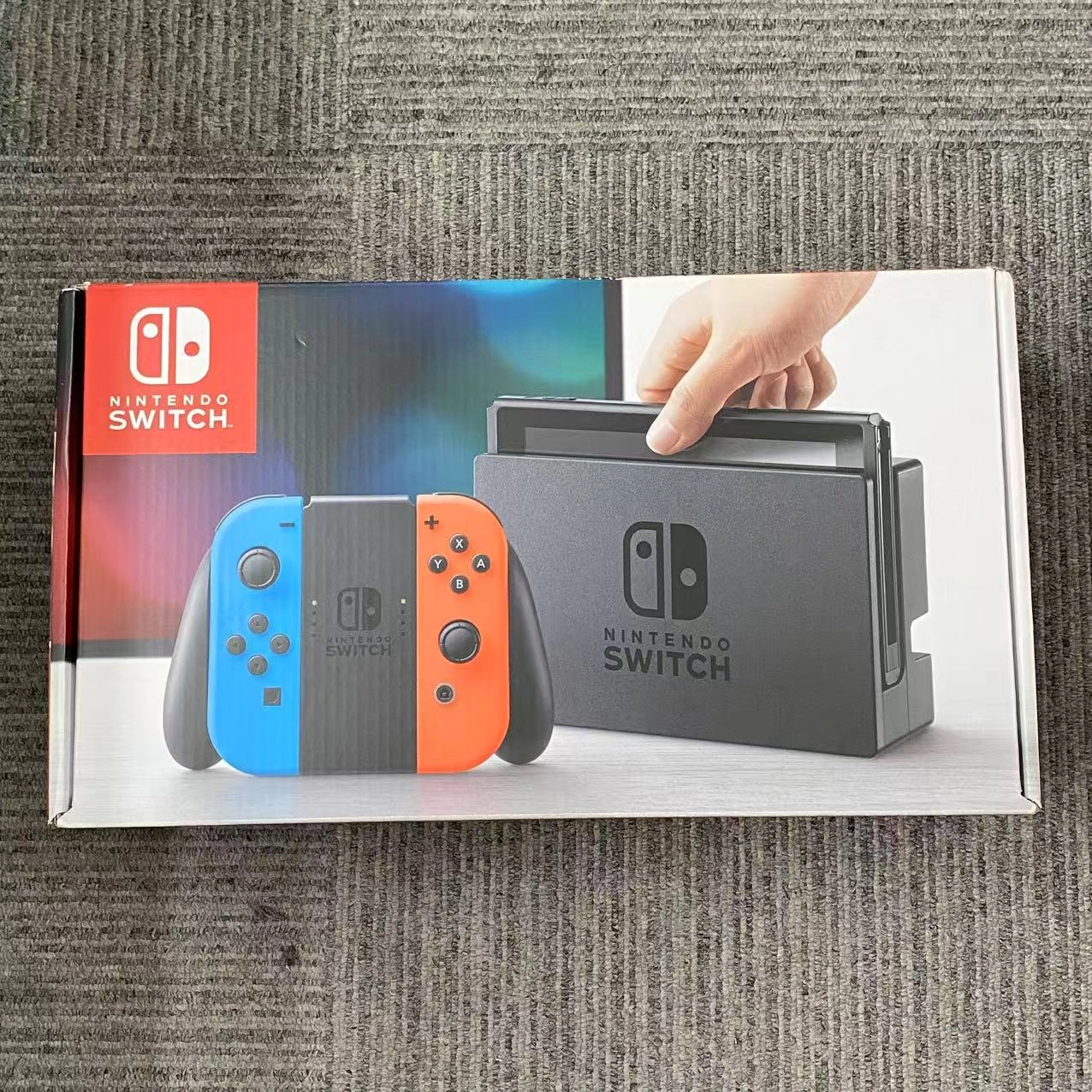 Nintendo Switch 本体 Joy-Con(L) ネオンブルー/(R) ネオンレッド 2017年モデル 32GB HAC-S-KABAA 美品 ネオンブルー・ネオンレッド