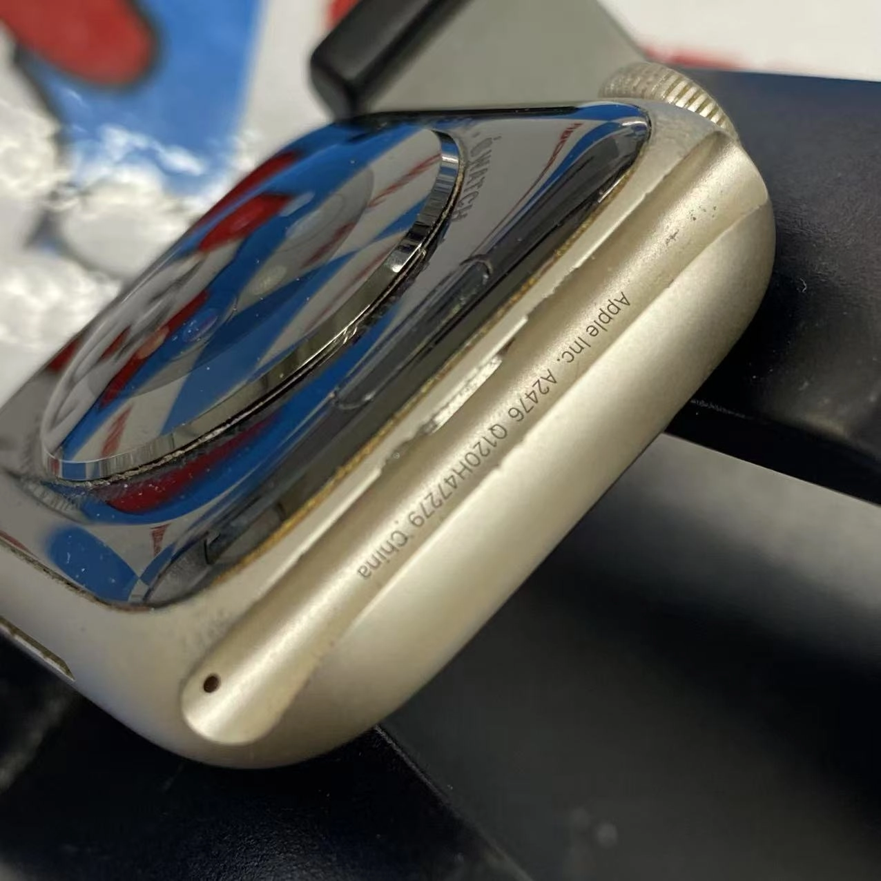 Apple Watch Series7 41mm GPS+Cellularモデル 32GB スターライト MKHR3J/A SoftBank版SIMフリー