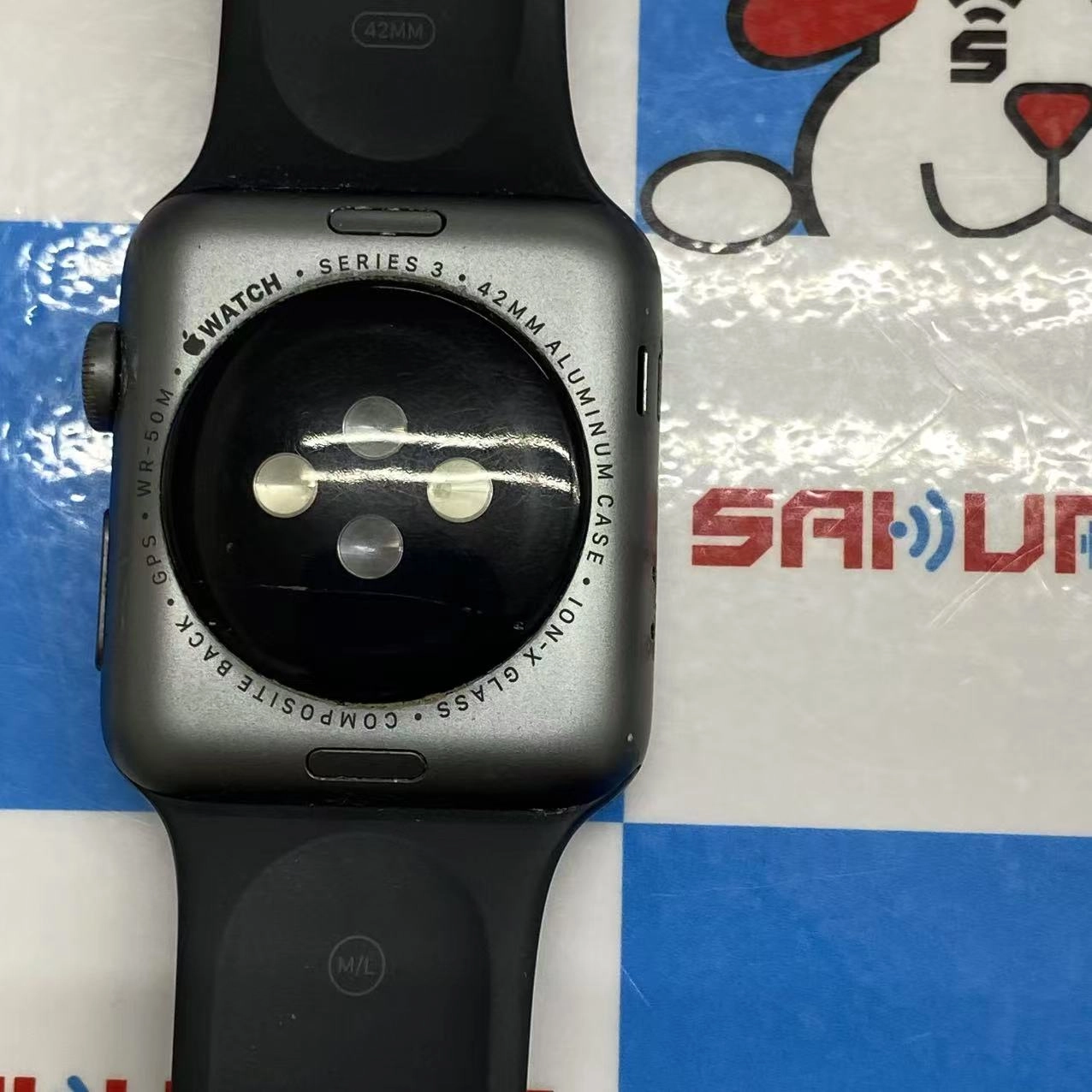 Apple Watch Series3 42mm GPSモデル ** スペースグレイ MTF32J/A ジャンク品