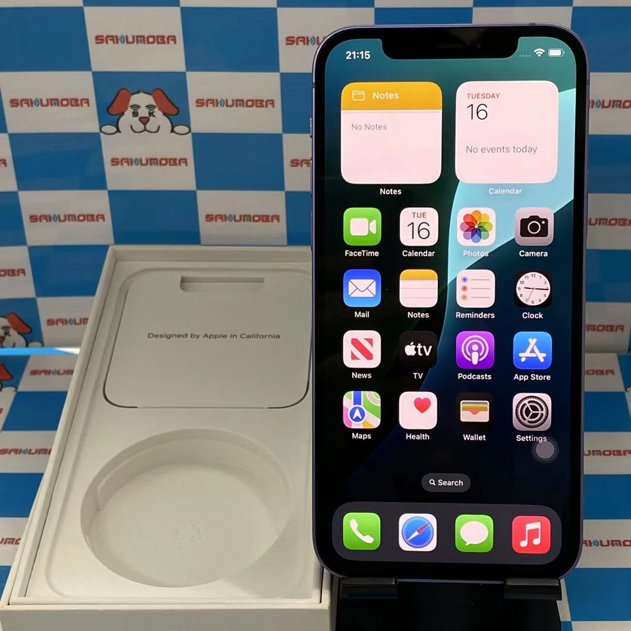 iPhone12 64GB パープル MJNH3J/A SIMロック解除済 AU版SIMフリー au