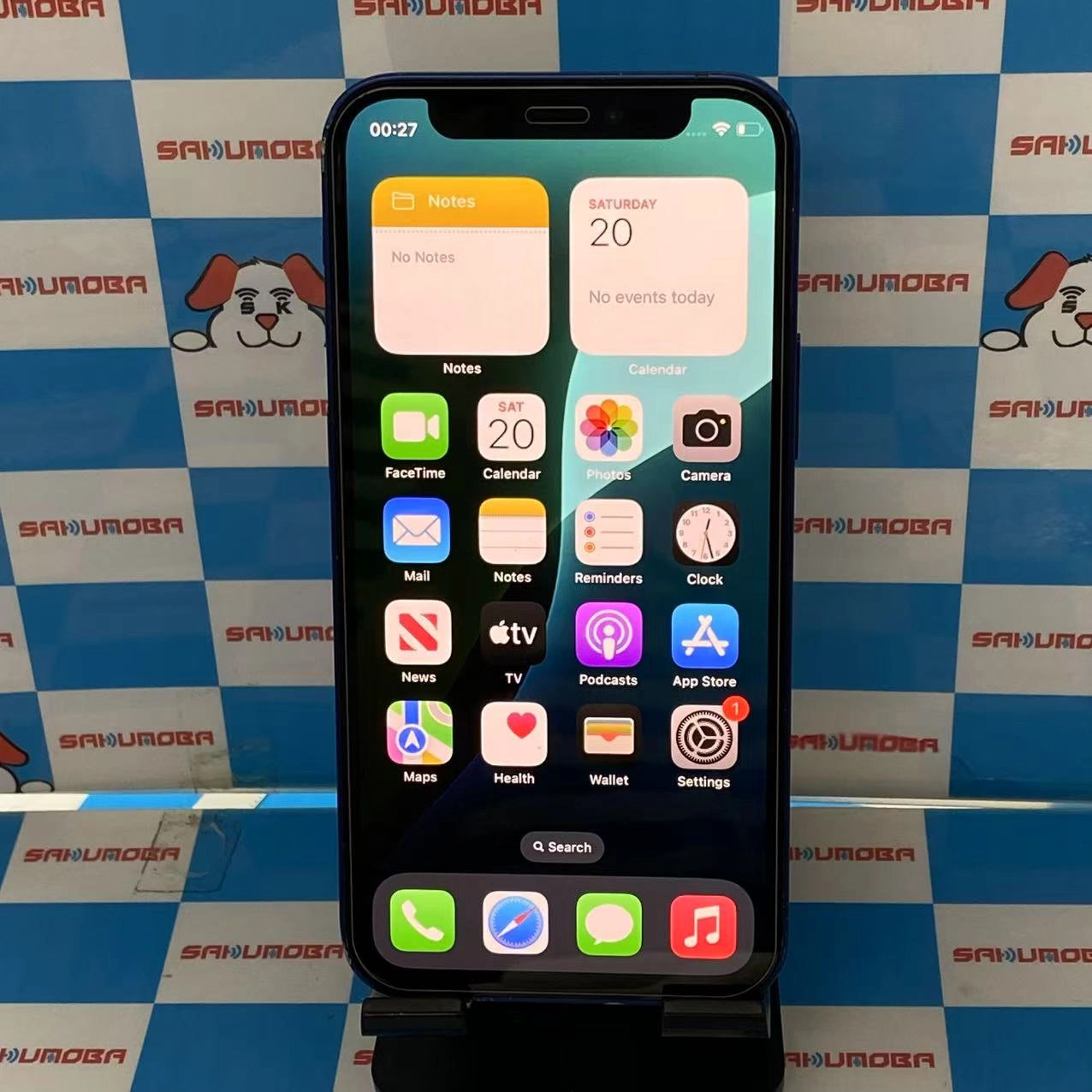 iPhone12 mini 256GB ブルー MGDV3J/A au版SIMフリー 訳あり品