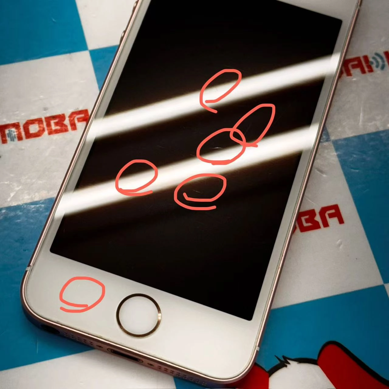 iPhoneSE 16GB ローズゴールド NLXN2J/A AU版SIMフリー