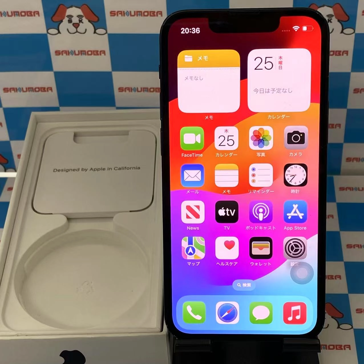 iPhone13 mini 256GB ミッドナイト MLJJ3J/A AU版SIMフリー ジャンク品