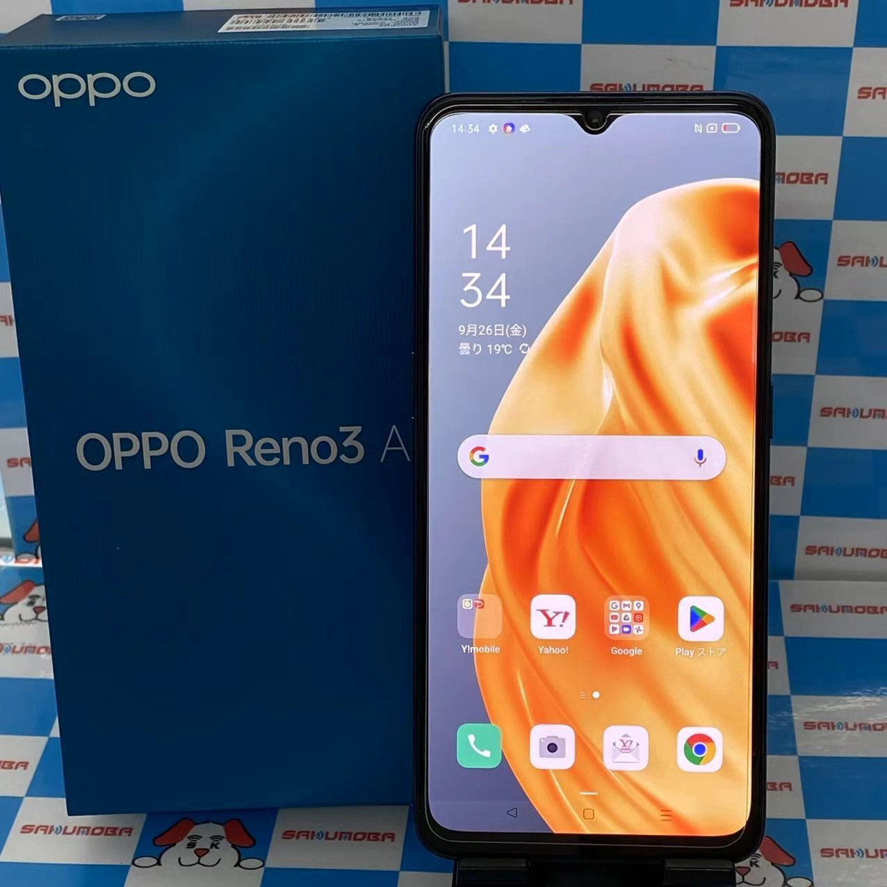 OPPO Reno3 A 128GB ブラック A002OP Y!mobile版SIMフリー