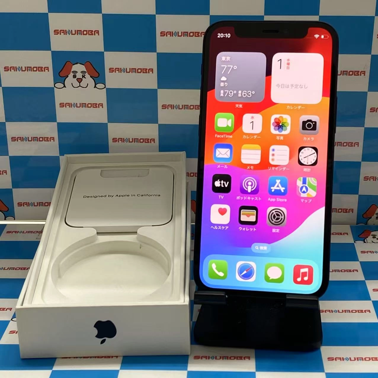 iPhone12 mini 64GB ブラック MGA03J/A AU版SIMフリー au