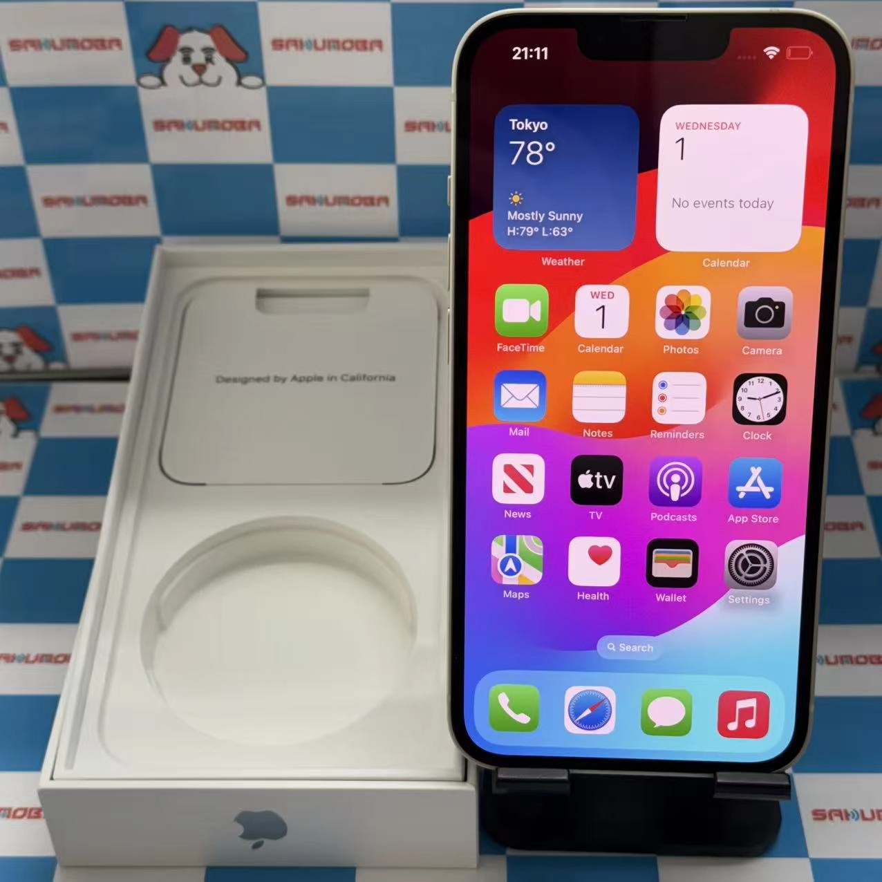 iPhone13 128GB スターライト MLND3J/A SoftBank版SIMフリー 美品