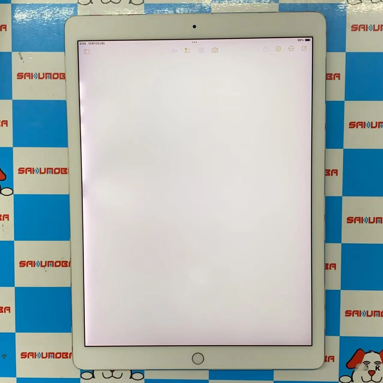 iPad Pro 12.9インチ 第2世代 Wi-Fi+Cellular モデル 256GB MPA52J/A SoftBank版SIMフリー 訳あり品 シルバー