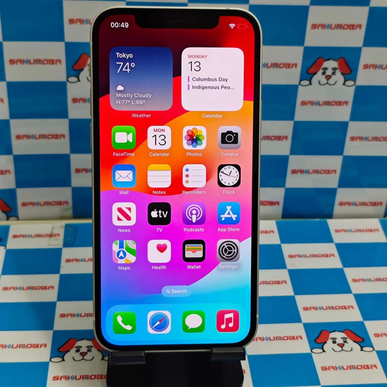 iPhone12 128GB ホワイト NGHV3J/A Apple版SIMフリー 美品