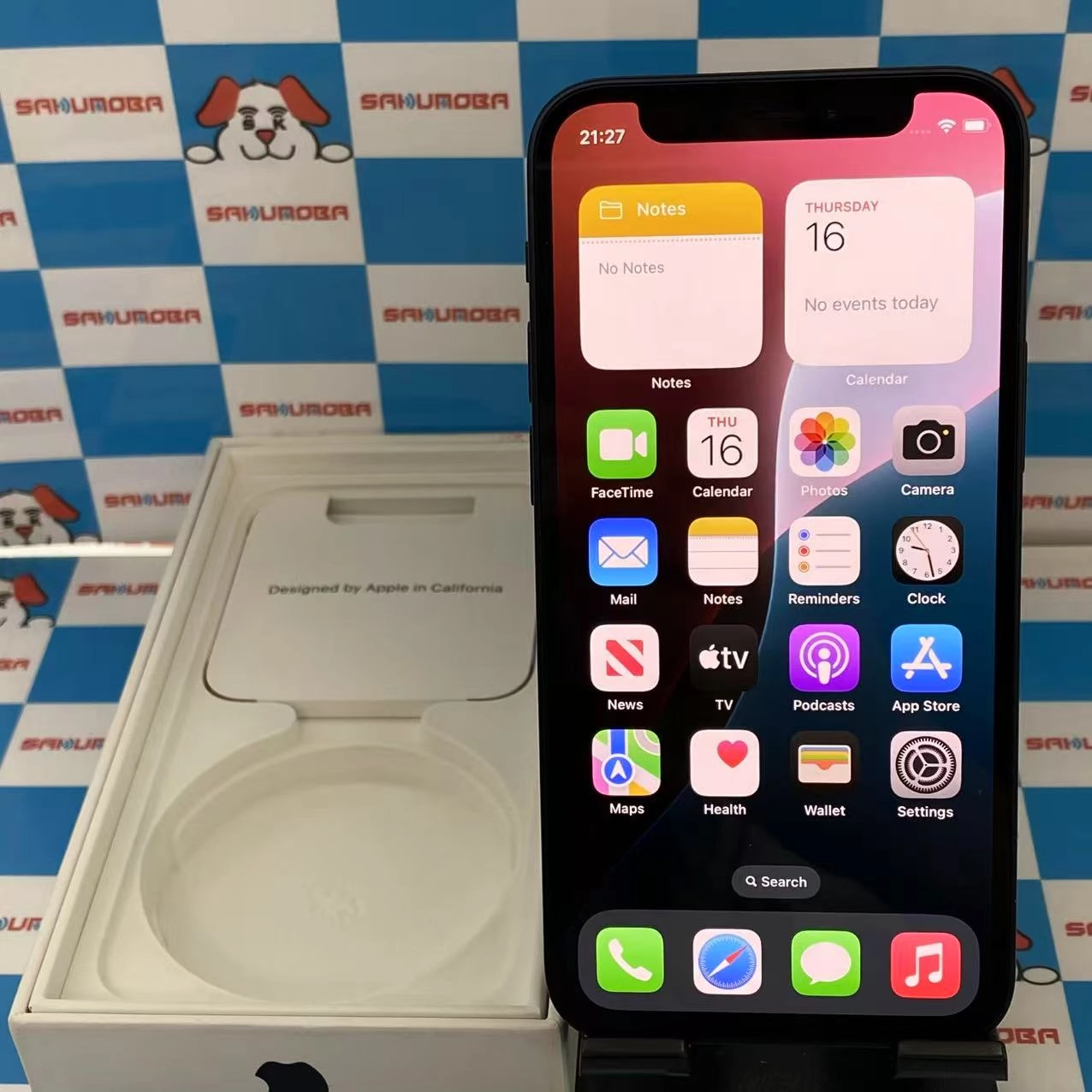 iPhone12 mini 64GB ブラック MGA03J/A AU版SIMフリー au
