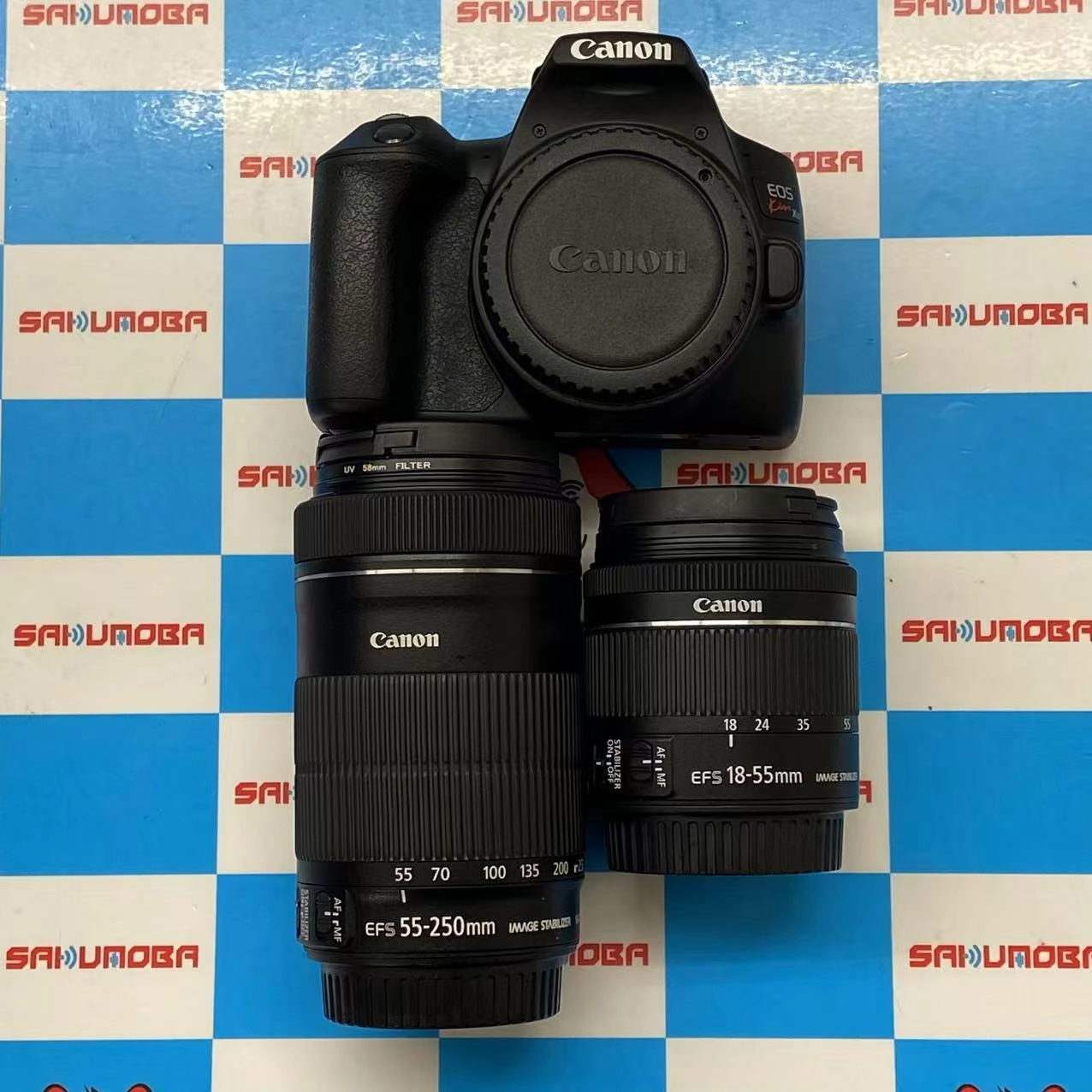 EOS Kiss X10 ダブルズームキット ブラック EOSKISSX10BK-WKIT