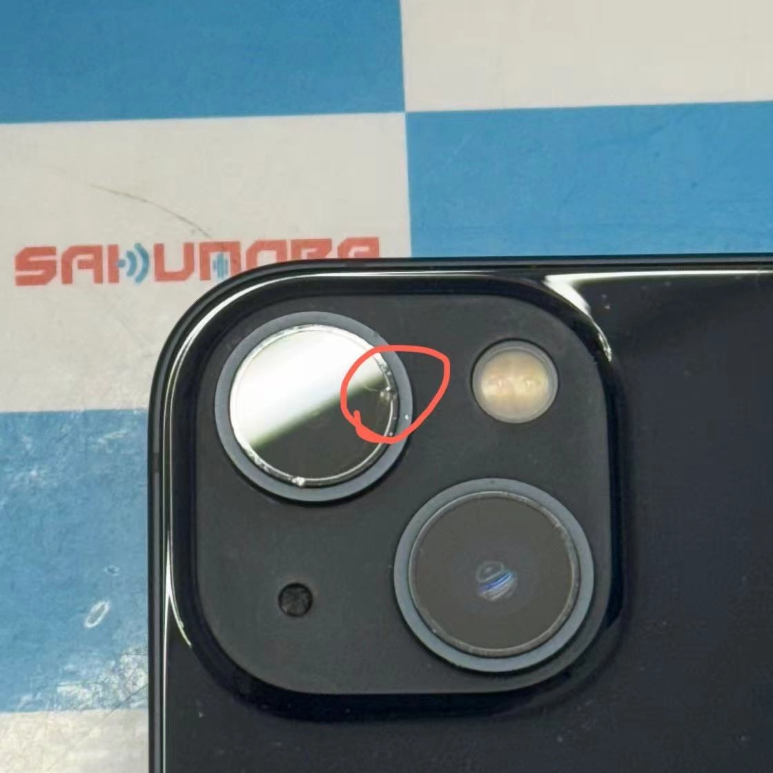 iPhone13 128GB ミッドナイト MLNC3J/A AU版SIMフリー 訳あり品