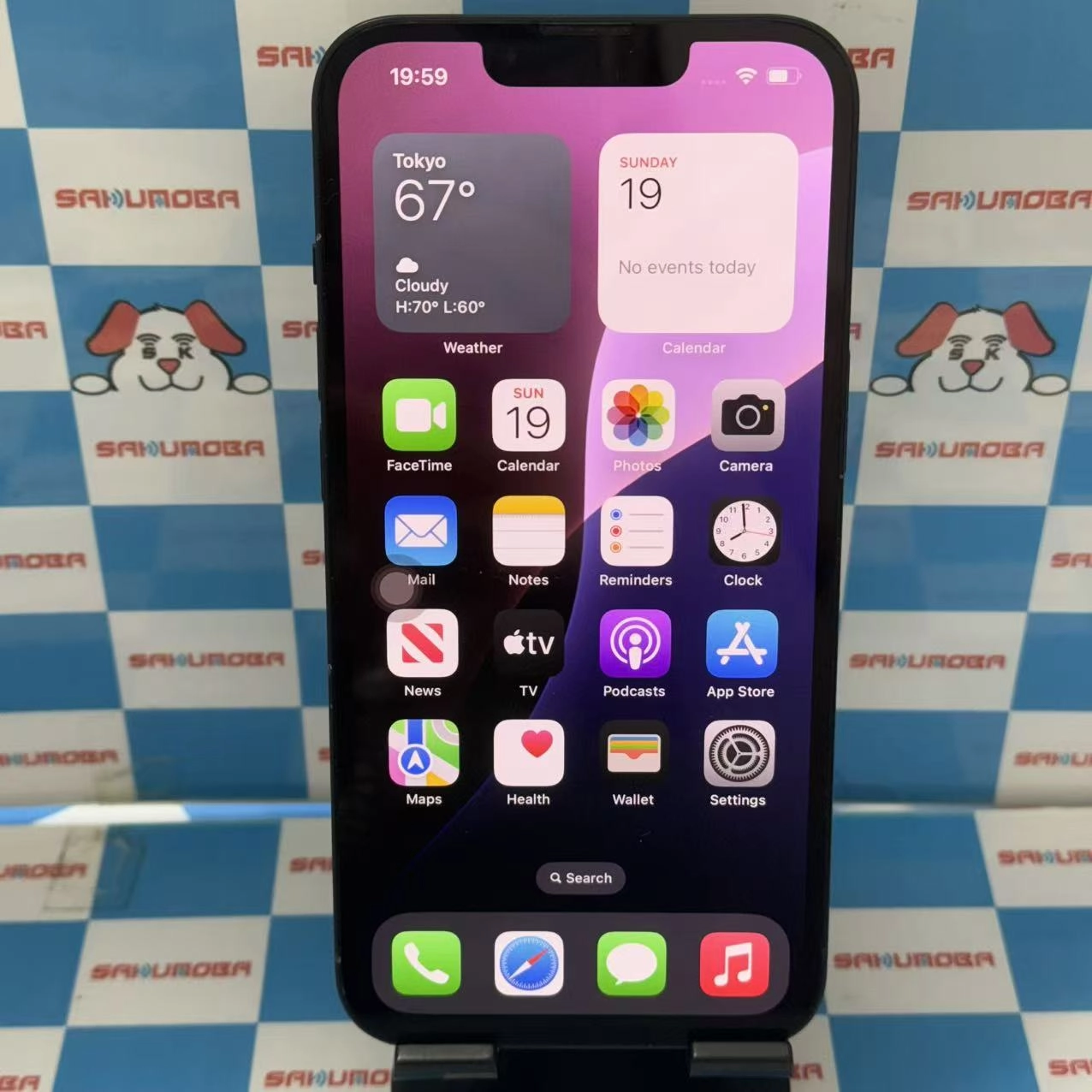 iPhone13 128GB ミッドナイト MLNC3J/A AU版SIMフリー 訳あり品