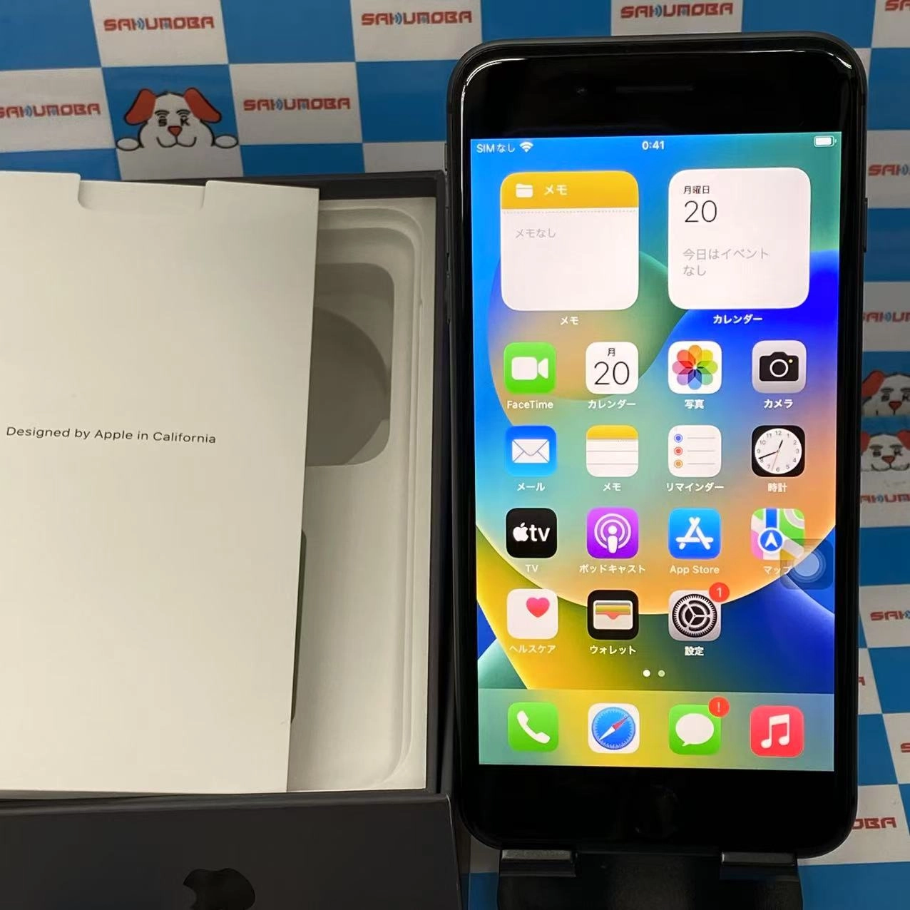 iPhone8 Plus 256GB スペースグレイ MQ9N2J/A docomo版SIMフリー 訳あり品