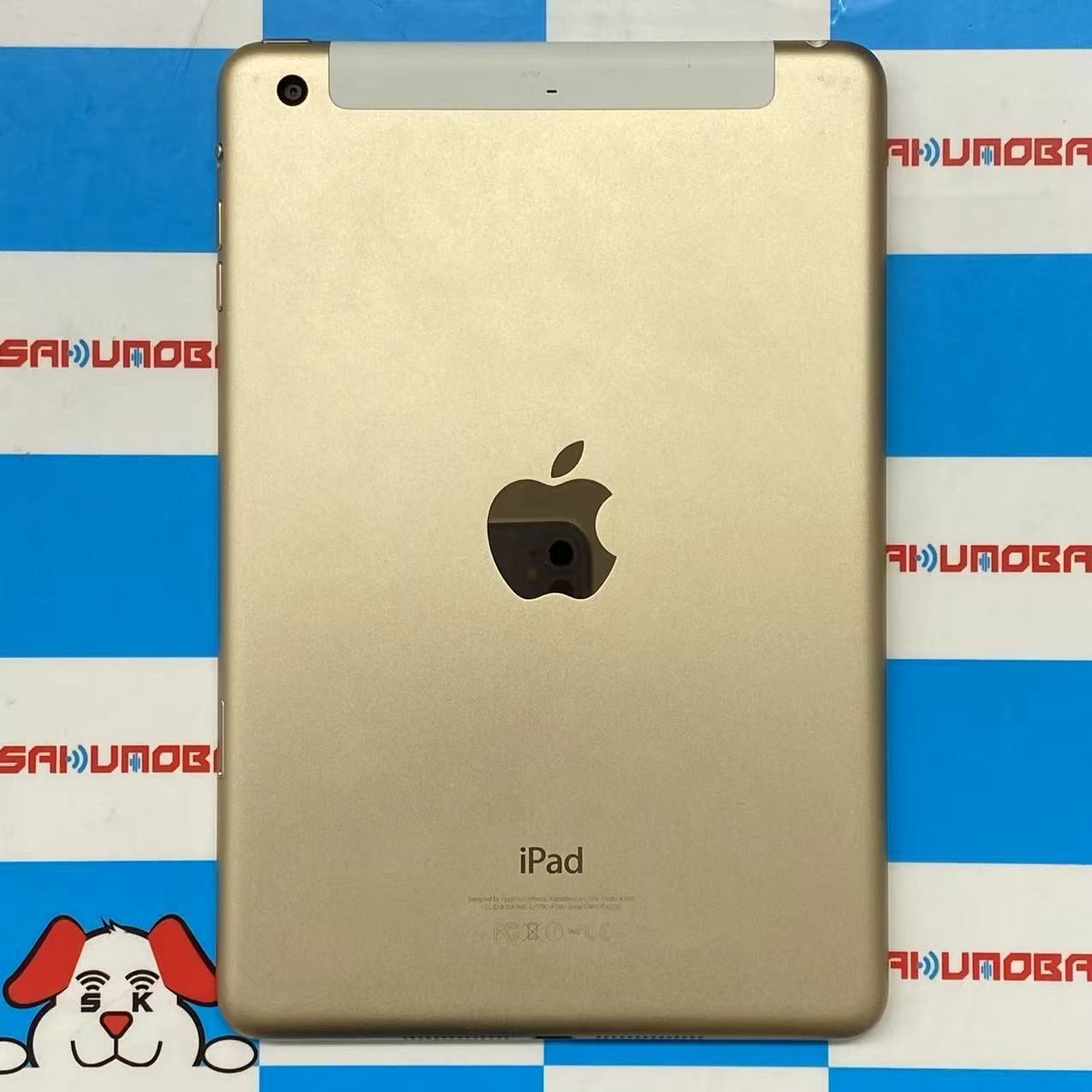 iPad mini 第3世代 Wi-Fi+Cellular 16GB MGYR2J/A SoftBank版 極美品 ゴールド