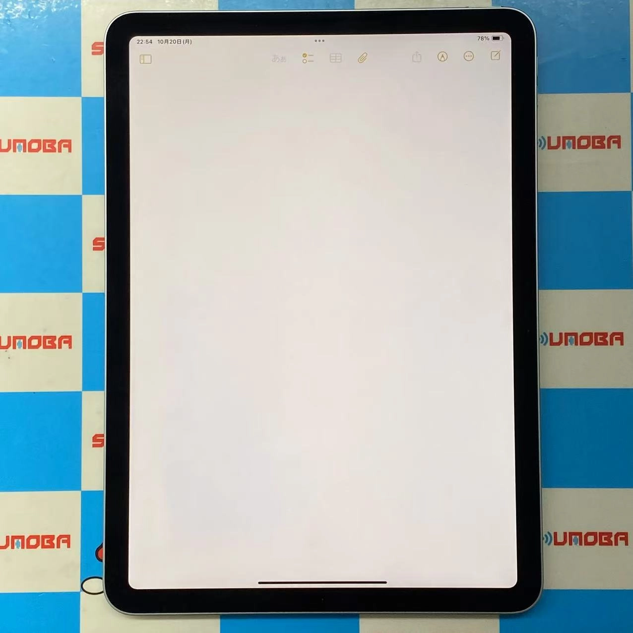 iPad Air 11インチ 第6世代 Wi-Fiモデル 256GB ブルー MUWH3J/A 訳あり品