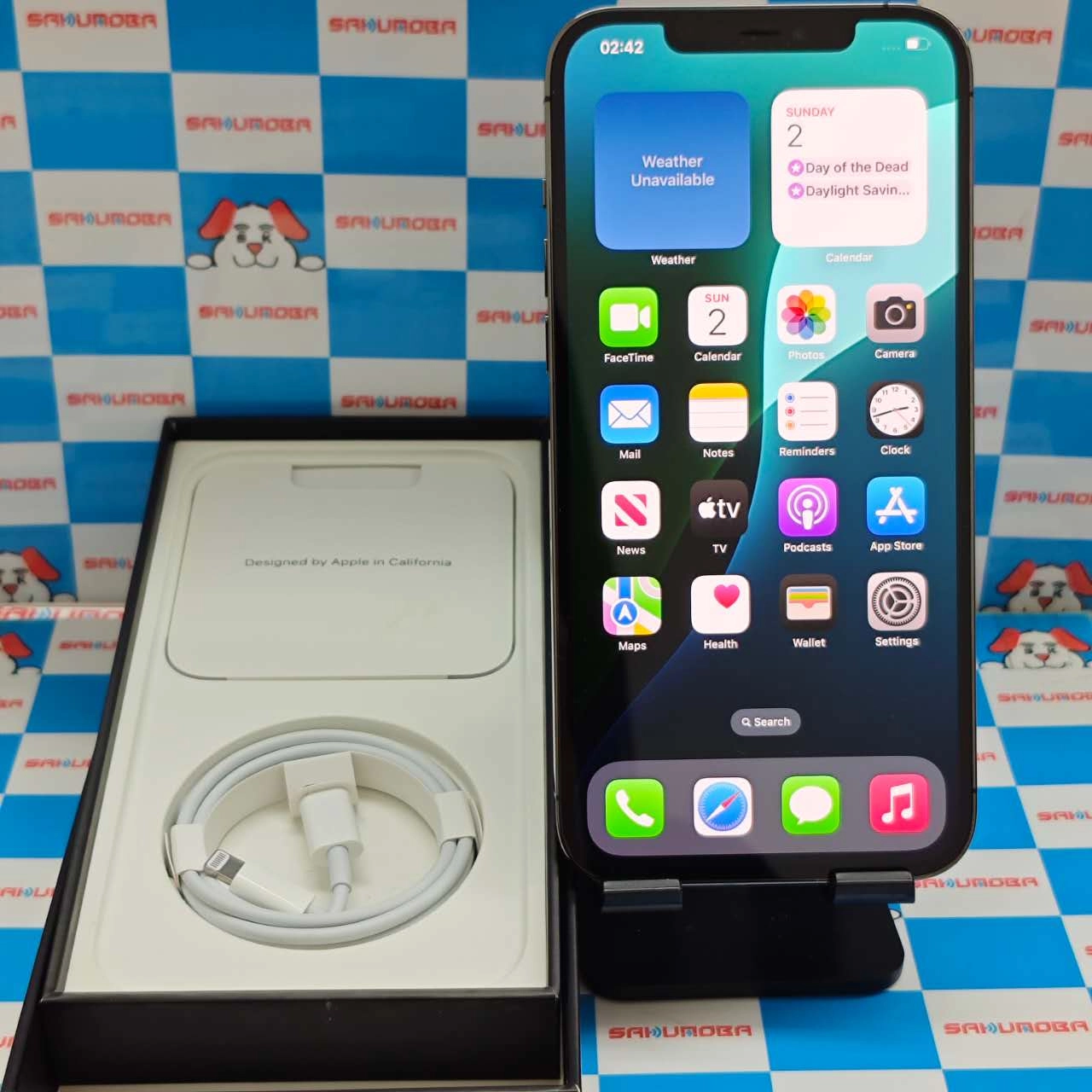 iPhone12 Pro Max 256GB グラファイト MGCY3J/A AU版SIMフリー 美品 au