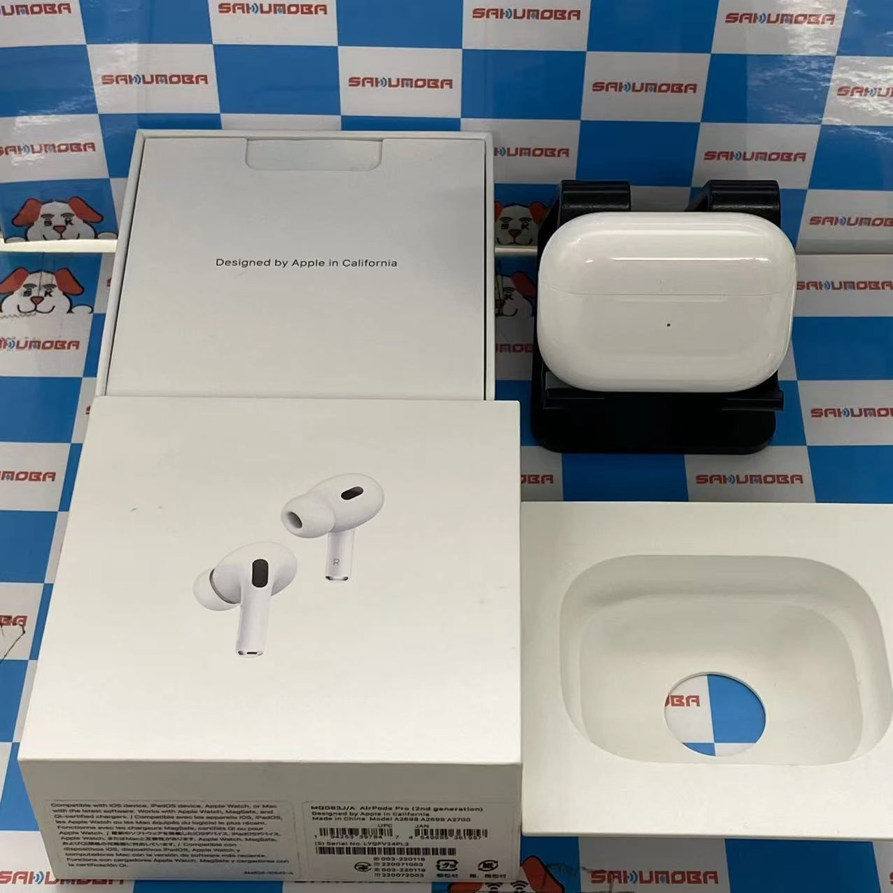 Airpods Pro 第2世代 MagSafe 充電ケース (Lightning) 付き ホワイト A2698 ジャンク品