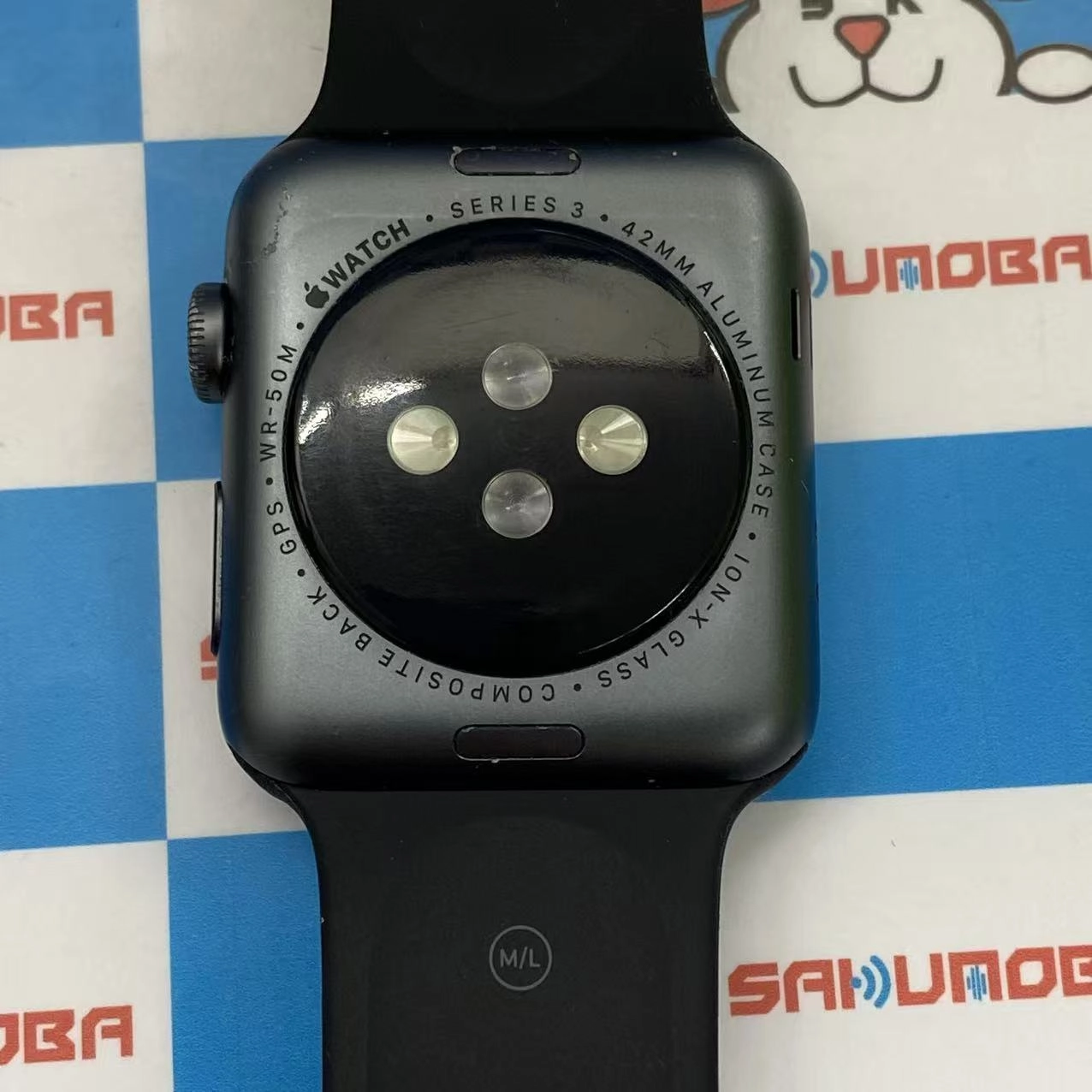 Apple Watch Series3 42mm GPSモデル ** スペースグレイ MQL12J/A