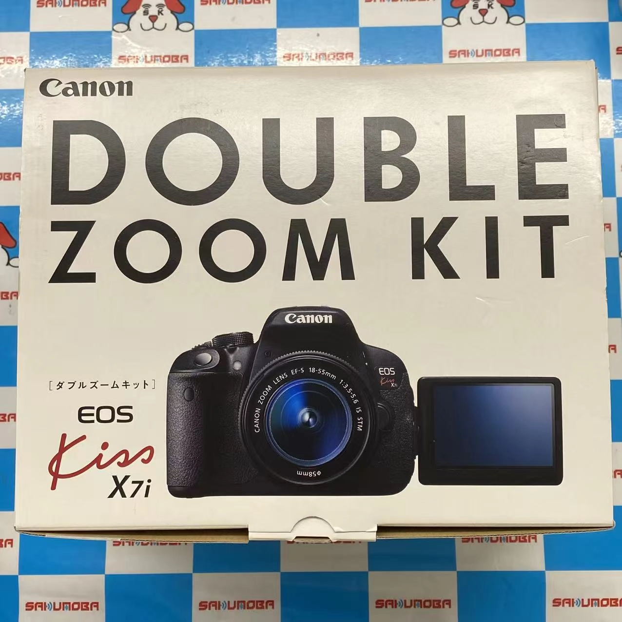 EOS Kiss X7i ダブルズームキット ブラック KISSX7i-WKIT 美品