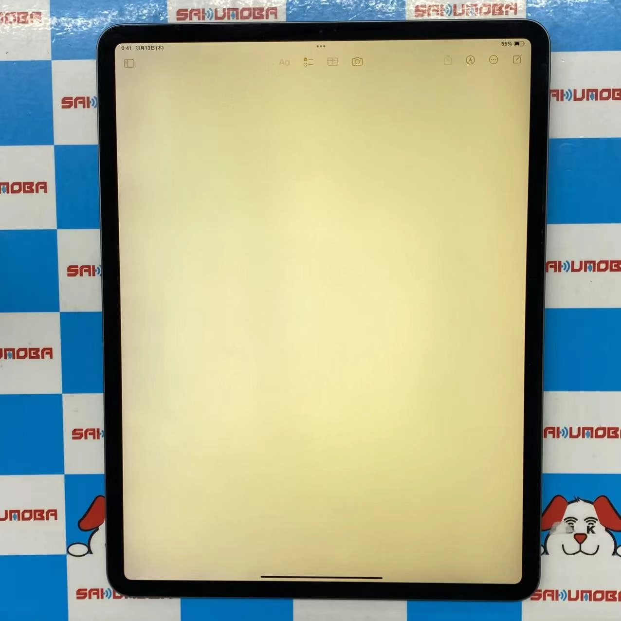 iPad Pro 12.9インチ 第3世代 Wi-Fiモデル 256GB スペースグレイ MTFL2J/A SIMフリー 訳あり品