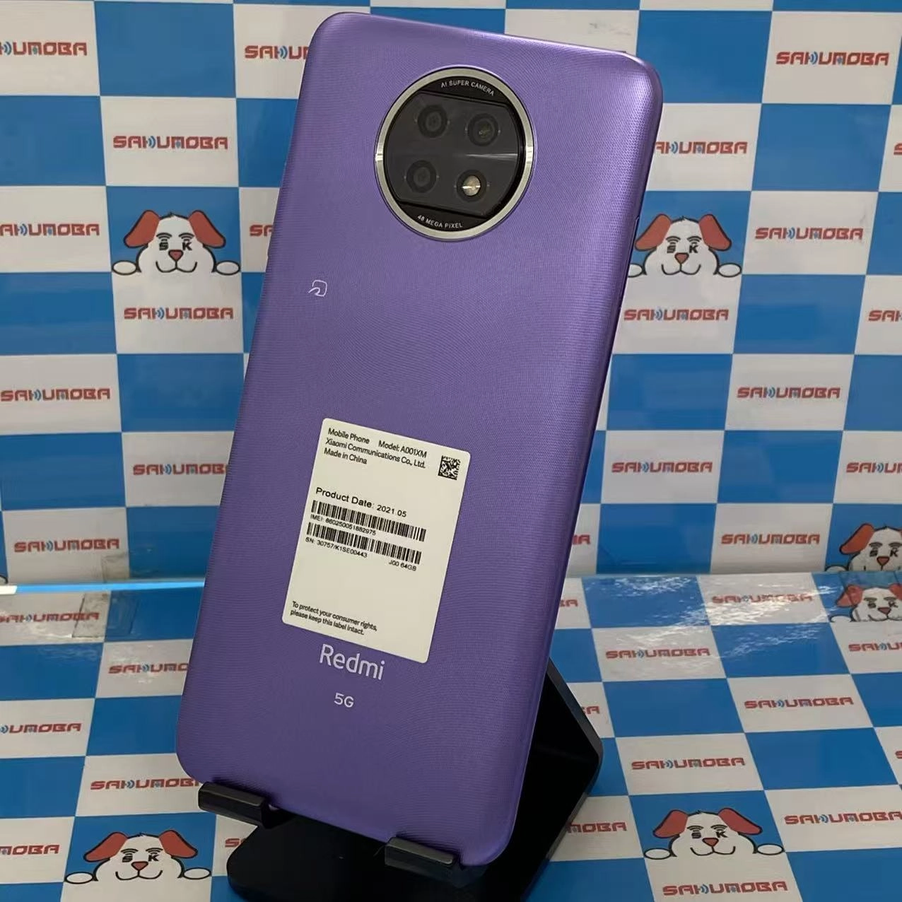 Redmi Note 9T 64GB ディブレイクパープル A001XM SoftBank版SIMフリー 美品