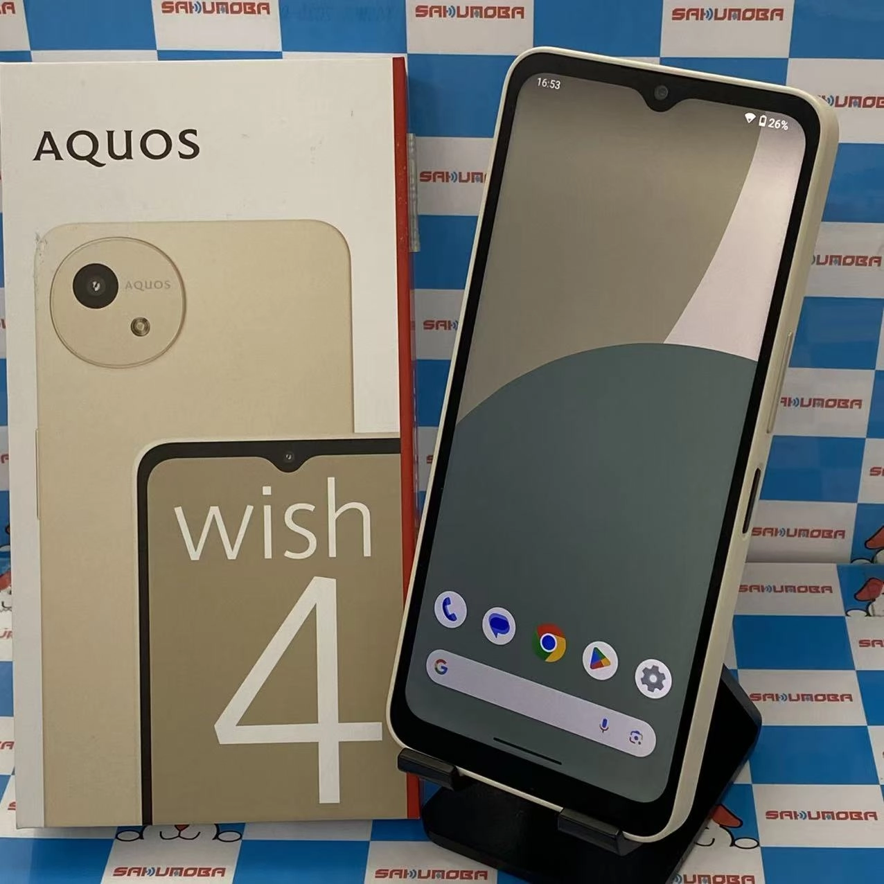 AQUOS Wish4 64GB ホワイト SH-M27 SIMフリー 新品同様