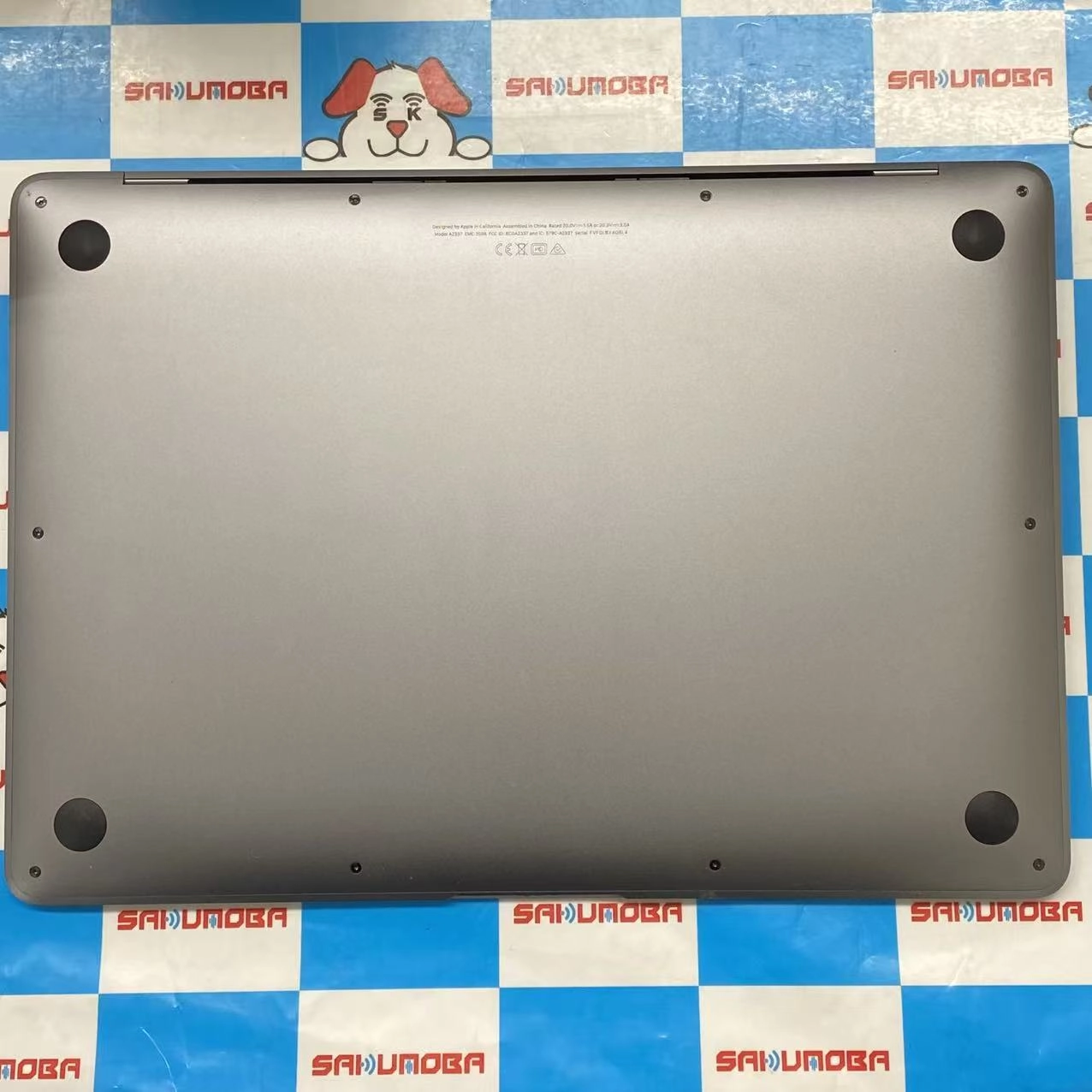 MacBook Air 13インチ Late2020 Apple M1 8CPU 7GPU 8GB/256GB スペースグレイ MGN63J/A 訳あり品