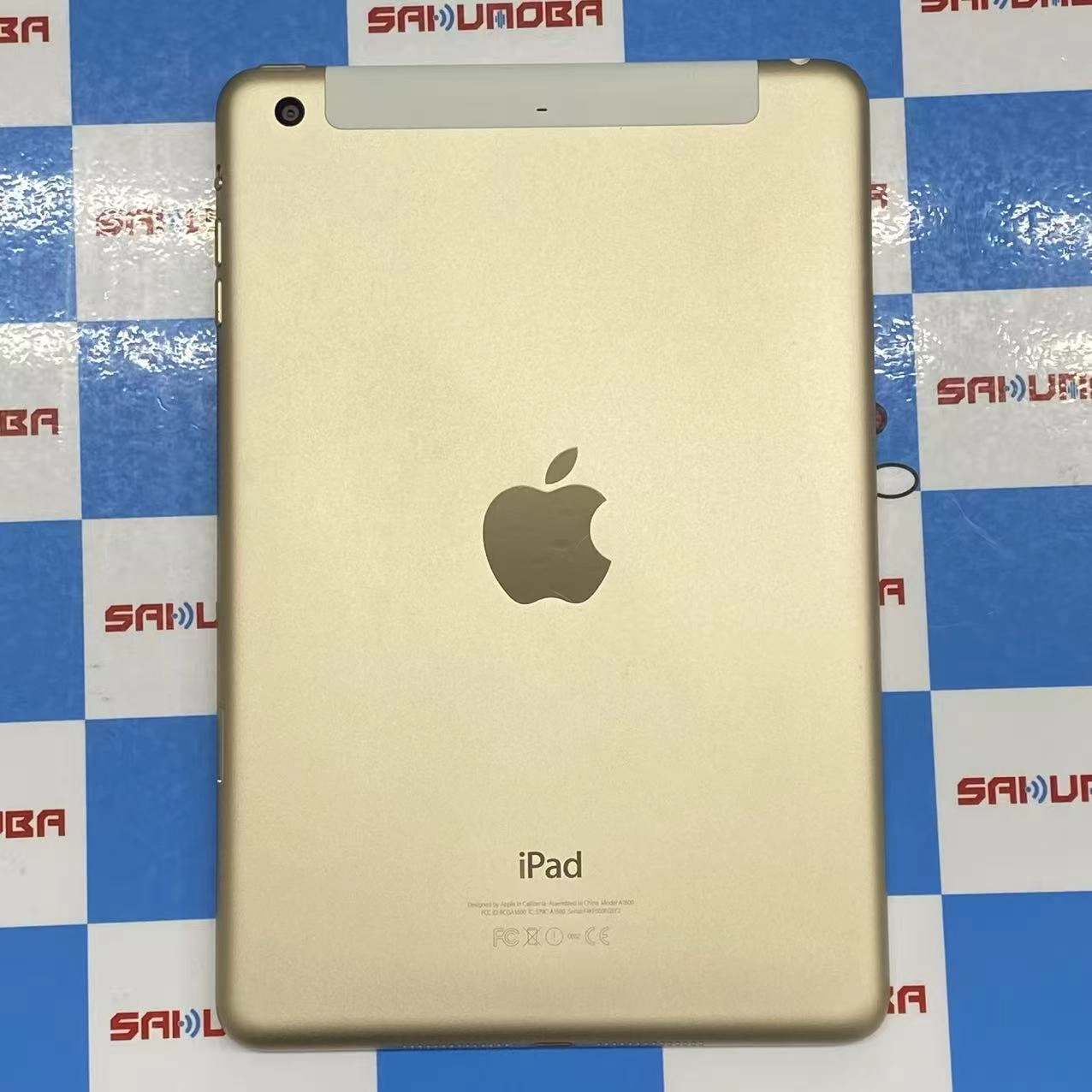 iPad mini 第3世代 Wi-Fi+Cellular 16GB ゴールド MGYR2J/A au 訳あり品