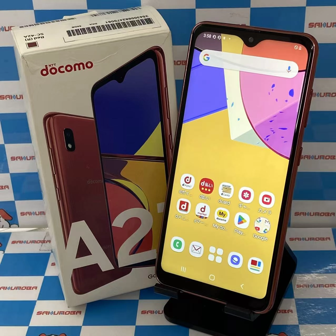 Galaxy A21 64GB レッド SC-42A docomo版SIMフリー
